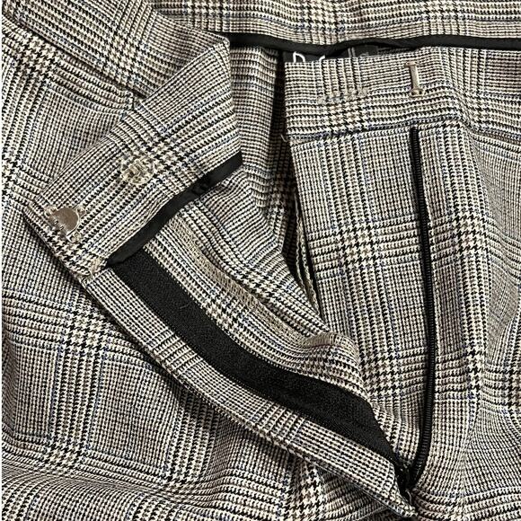 NWT Rafaella Petites Glen Plaid Woolmark Stretch Dress Pants Gray 10P Workwear - Picture 5 of 13